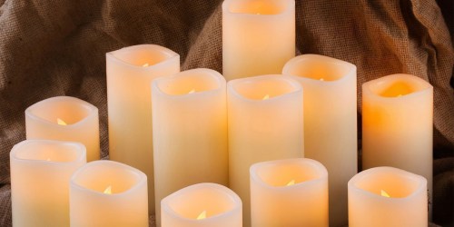 Amazon: Hausware Flameless Candles 12-Piece Set Only $26.51 Shipped