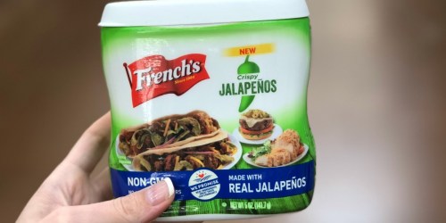 New $1/1 French’s Crispy Jalapenos, Dill Pickle or Red Pepper Coupon