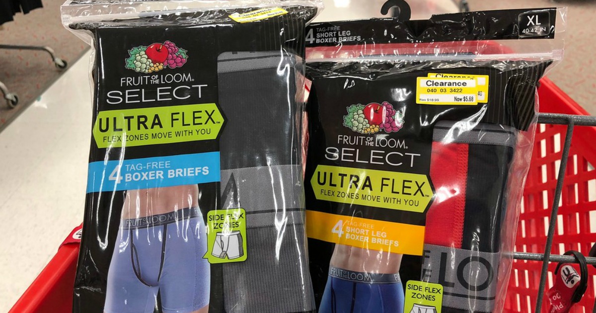 Possibly 70% Off Fruit of The Loom Boxers at Target