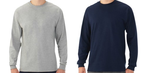 Walmart: Fruit of the Loom Platinum Eversoft Men’s Long Sleeve Shirt ONLY $3.96