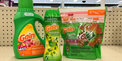 Gain Detergent, Fabric Softener & Fireworks Just $2.99 Each at Walgreens