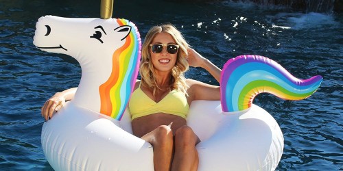 Amazon: GoFloats Unicorn Inflatable Float Just $11.99 (Regularly $20) + More