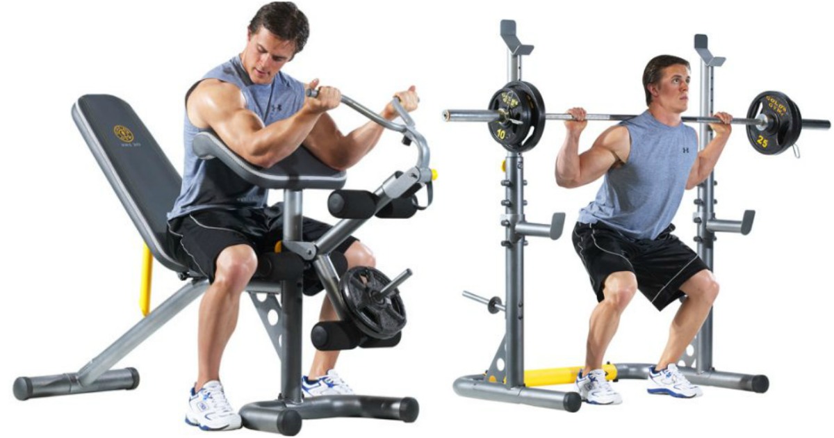 Gold's gym flat discount bench