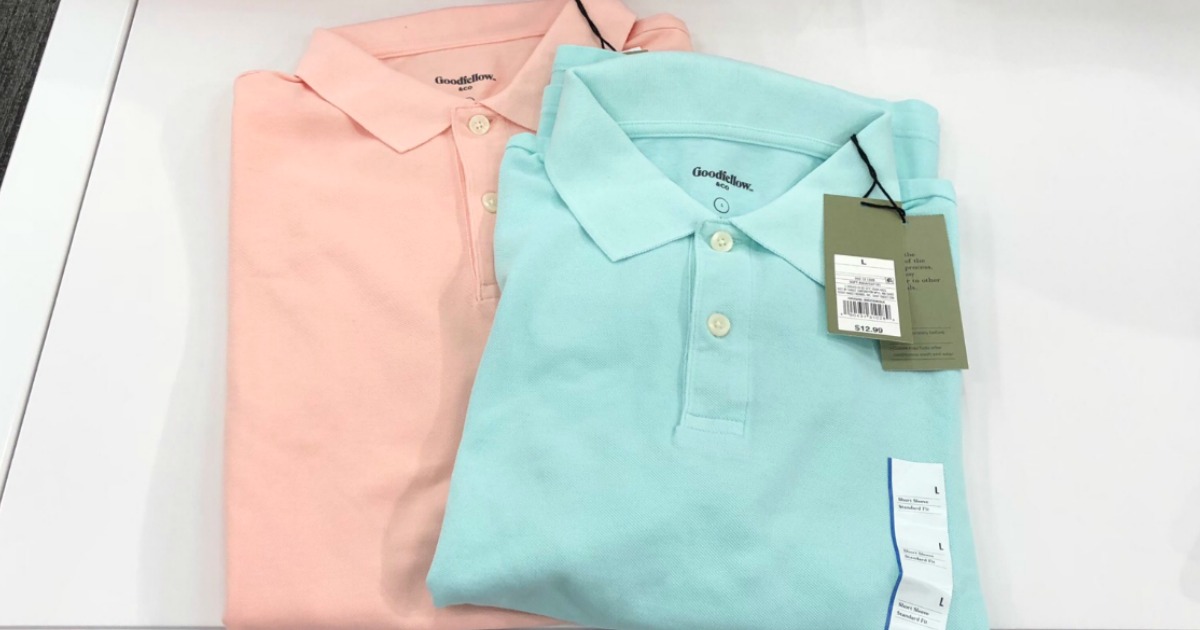 Goodfellow & Co. Men's Polo Shirts Only $5 at Target (Online & In-Store) Goodfellow & Co. Men's Polo Shirts Only $5 at Target (Online & In-Store)