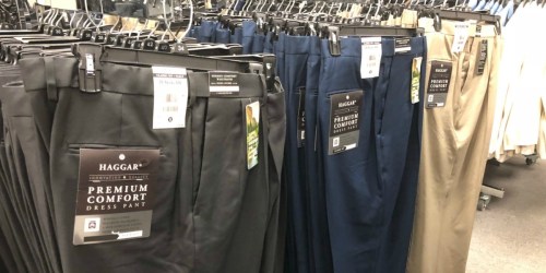 Kohl’s: Men’s Haggar Dress Pants Only $5.60 (Regularly $70)