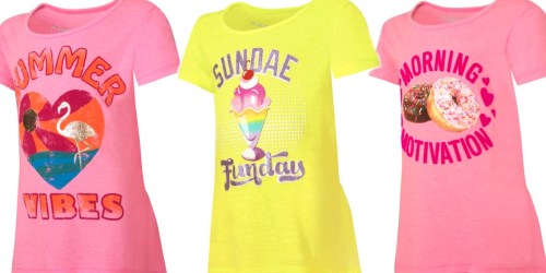 Hanes Girls’ Graphic Tees Only $3.99 Shipped (Regularly $10)