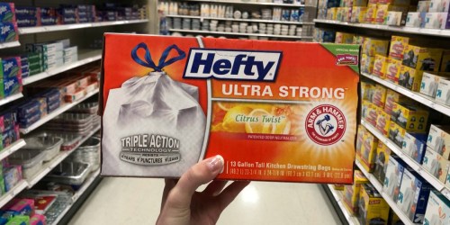 New $1/1 Hefty Trash Bags Coupon = Citrus Twist Trash Bags Only $6.69 at Target (Regularly $11)
