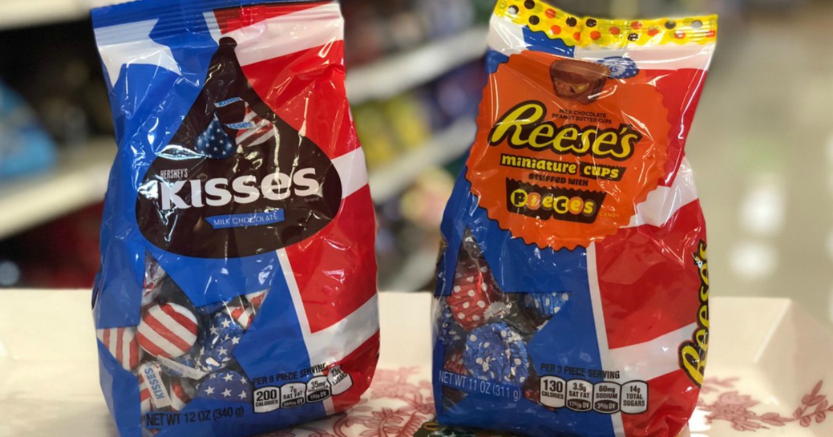 Hershey's Red, White & Blue Bagged Candies Only 2.49 at Target (Just Use Your Phone)