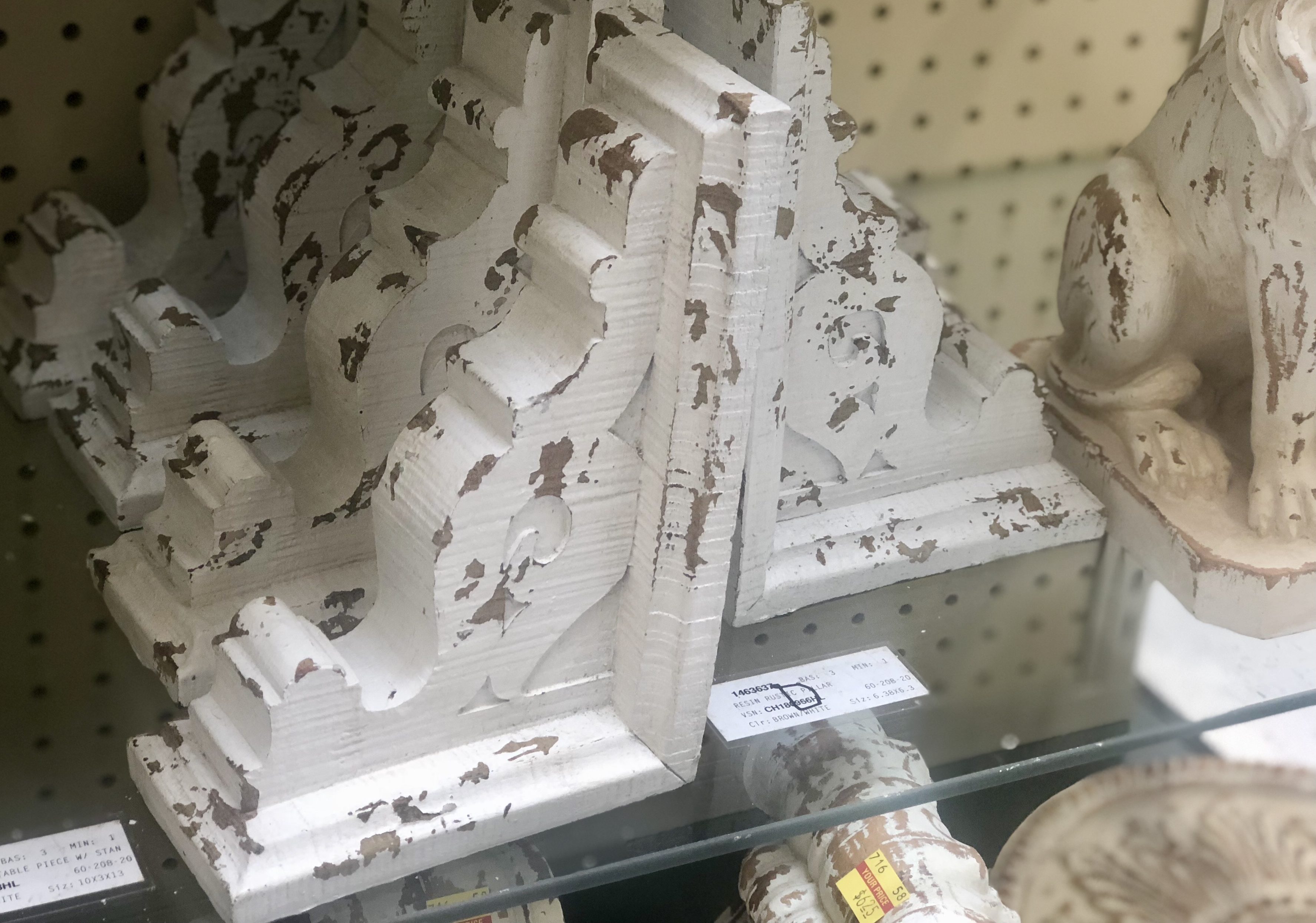 Hobby Lobby vs Magnolia Market Distressed Corbel Bookends • Hip2Save