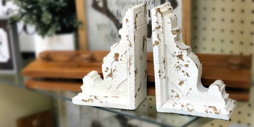 Hobby Lobby vs Magnolia Market: Distressed Corbel Bookends