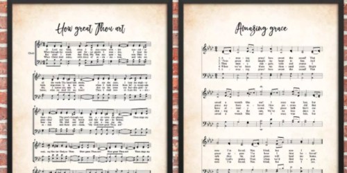 Cherished Hymn Wall Prints Only $6.74 Shipped