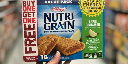 Free Kellogg’s Nutri Grain Bars Value Pack Coupon ($5 Value) – Look For Marked Boxes at Walmart