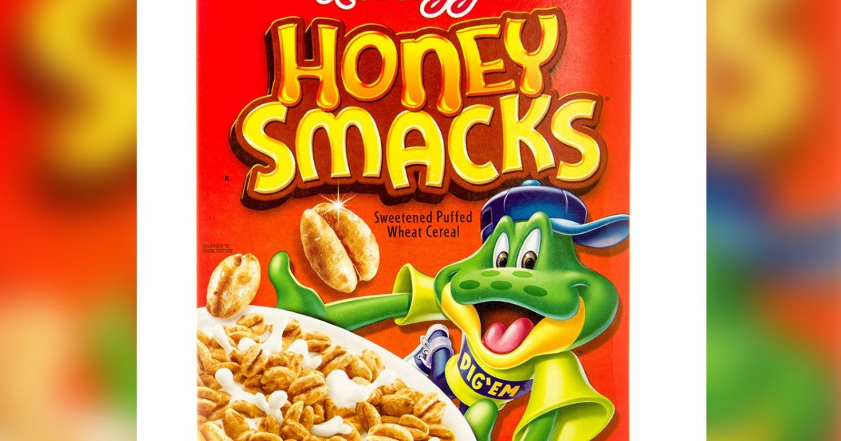 kelloggs honey smacks recalled salmonella – front of cereal box