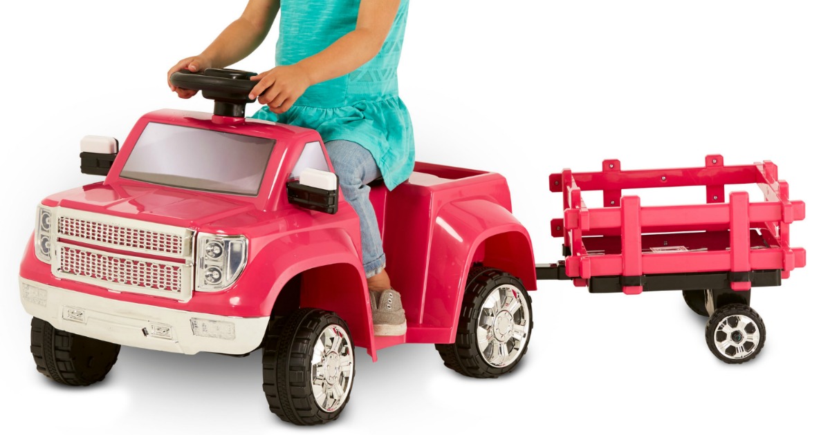 kid trax heavy hauling pickup truck