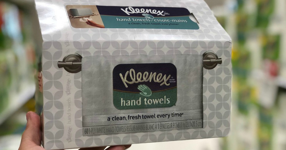 Amazon Six Kleenex Hand Towels 60Count Boxes Only 9.84 Shipped (Just