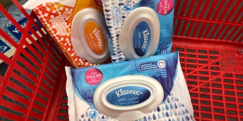 Three Packs of Kleenex Wet Wipes ONLY 99¢ at CVS (Just 33¢ Each)