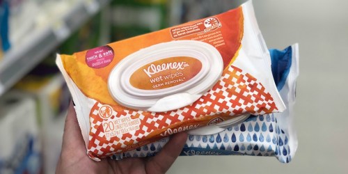 Walgreens: Kleenex Wet Wipes Only 22¢ Per Pack After Cash Back