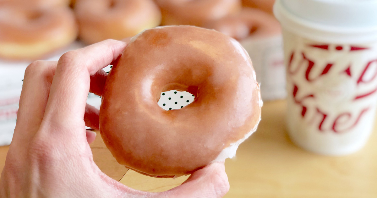 Stores, restaurants, hotels, and other places that offer senior discounts – Krispy Kreme donut