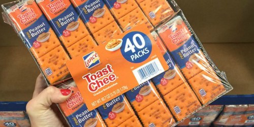 Sam’s Club: Lance 40-Count Cracker Packs ONLY $5.63 Shipped (Just 14¢ Per Pack) & More