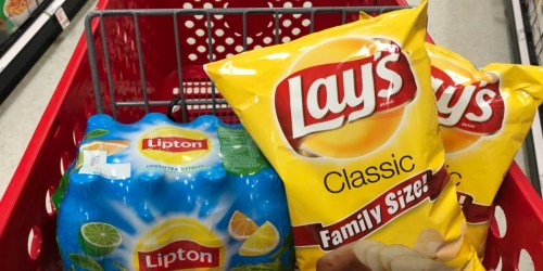 12 Lipton Iced Tea Bottles & 2 Lay’s Potato Chips Bags Just $6.49 at Target After Cash Back