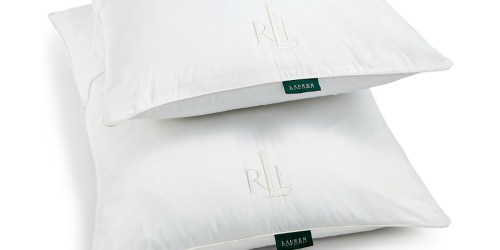 Macy’s.com: Two Jumbo Down Alternative Pillows Just $9.58 (Regularly $50)