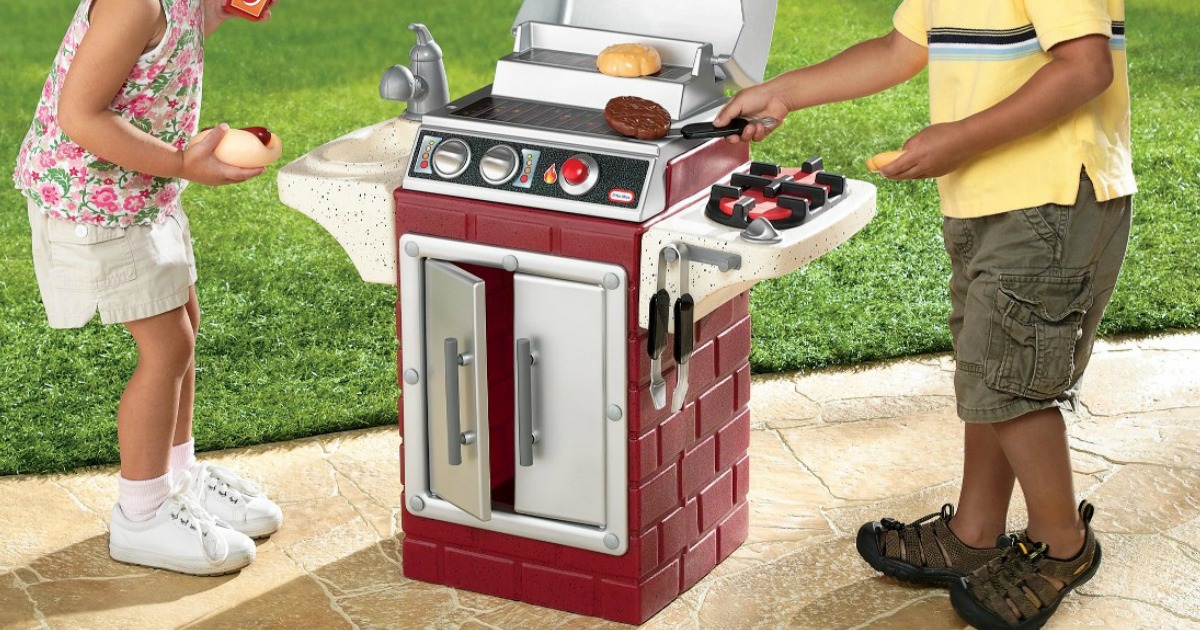 little tikes barbecue grill set