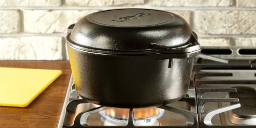 Amazon: Lodge 5-Quart Seasoned Double Dutch Cast Iron Oven Just $28.99 Shipped (Regularly $64)