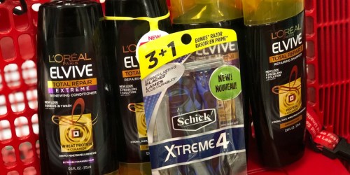 FREE $5 Target Gift Card w/ $20+ Beauty Purchase = FREE L’Oreal Elvive & Schick Razors (Starts 6/17)