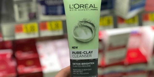 L’Oreal Paris Pure Clay Cleanser as Low as $1.88 After Cash Back (Regularly $6)