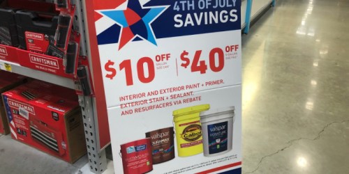 Up to $40 Rebate w/ Select Paint, Primer & Stain Purchase at Lowe’s (In Store & Online)