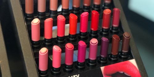 $25 Off $75 MAC Cosmetics Purchase + FREE Full-Size Lipstick, Cosmetics Bag & More