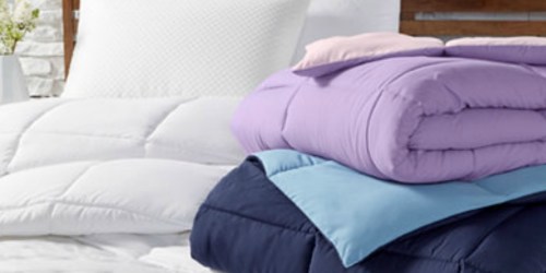 Macy’s: Martha Stewart Reversible Down Alternative Comforter as Low as $14.99 (Regularly $60+)