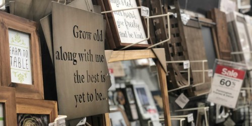 Over 60% Off Magnolia Farms Inspired Farmhouse Signs & Decor at Michaels