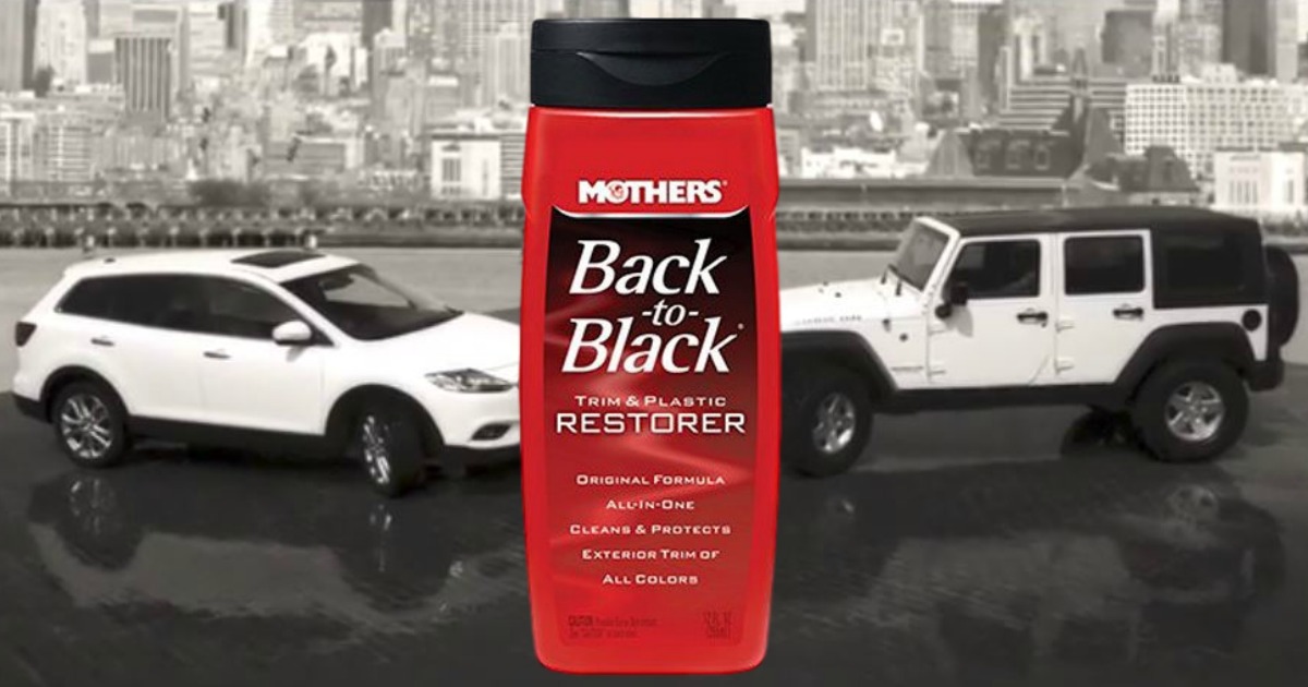  Mothers Back-to-Black Trim and Plastic Restorer Only $3.99