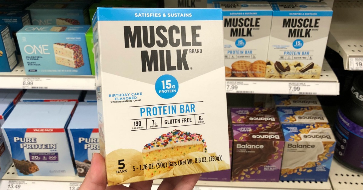 Muscle Milk Protein Bars 5 Count Box Only 399 At Target Just Use