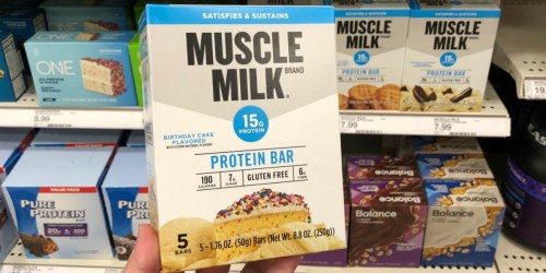 Muscle Milk Protein Bars 5-Count Box Only $3.99 at Target – Just Use Your Phone