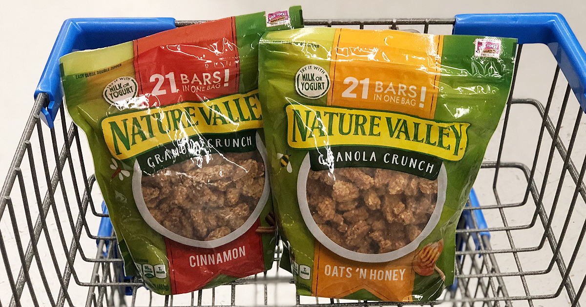 Nature Valley Granola Crunch Just 1.41 Per Bag at Walmart After Ibotta