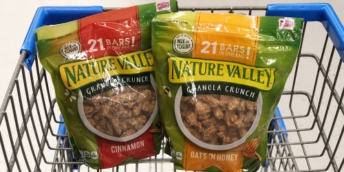 Nature Valley Granola Crunch Just $1.41 Per Bag at Walmart After Ibotta (Regularly $3.28)