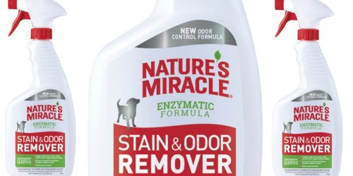 Nature’s Miracle Dog Stain and Odor Remover Only $4.40 Shipped