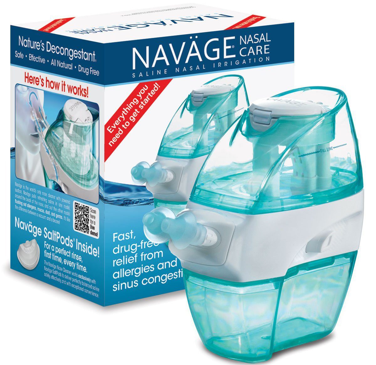 Navage Nasal Care Saline Nasal Irrigation Kit Only 53.99 Shipped