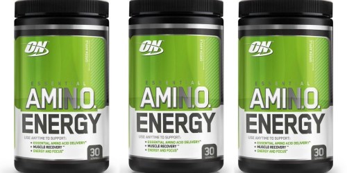 Amazon: Optimum Nutrition Amino Energy Powder Just $12.50 Shipped