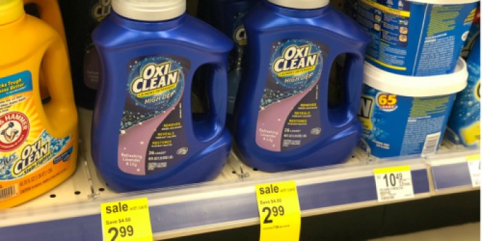OxiClean Laundry Detergent Only 99¢ at Walgreens