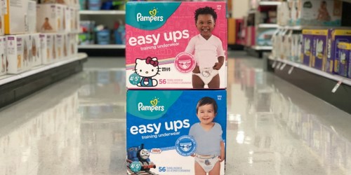 BIG Pampers Easy Ups Training Pants Boxes Just $13.49 Each After Target Gift Card
