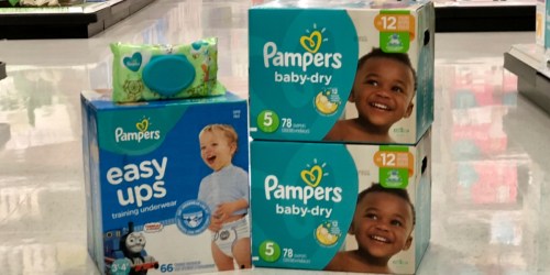 BIG Pampers Diapers Boxes Only $14.35 Each After Target Gift Card & Cash Back