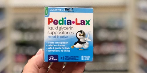 45% Off Pedia-Lax Suppositiories at Target
