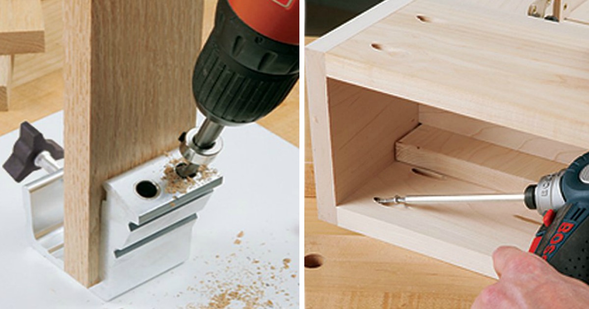 Pocket hole jig portsilope