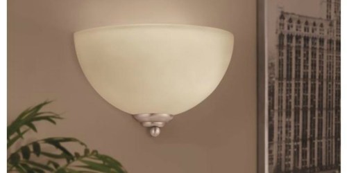 50% off Wall Sconces at Lowe’s (Prices Start at $9.99)