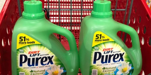 LARGE Purex 150oz Laundry Detergents Just $4.14 Each Delivered After Target Gift Card