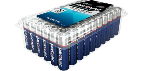 Rayovac AA or AAA 60-Count Alkaline Batteries Only $10.97 Shipped