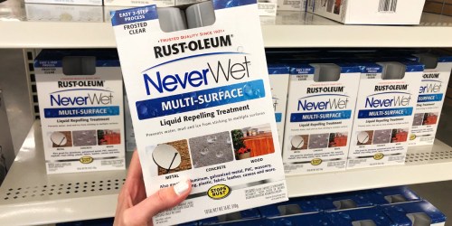 Rust-Oleum NeverWet Multi-Surface Spray Kit ONLY $1 at Dollar Tree